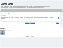 Tablet Screenshot of cairnsbirds.blogspot.com