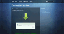 Desktop Screenshot of free-kaspersky-antivirus.blogspot.com