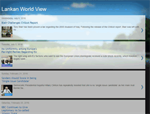 Tablet Screenshot of lankanworldview.blogspot.com