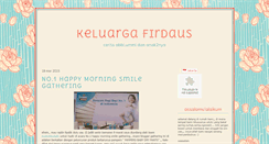 Desktop Screenshot of keluargakecil-firdaus.blogspot.com