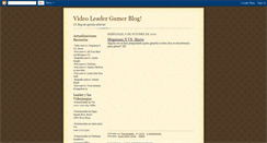 Desktop Screenshot of gamingleaderblog.blogspot.com