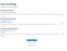 Tablet Screenshot of gaycockrings.blogspot.com