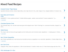 Tablet Screenshot of mixedfoodrecipes.blogspot.com