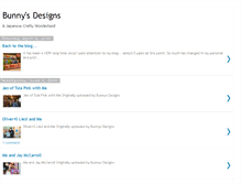 Tablet Screenshot of bunnysdesigns.blogspot.com