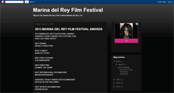 Desktop Screenshot of marinadelreyfilmfestival.blogspot.com