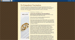 Desktop Screenshot of nocompulsoryvaccination.blogspot.com