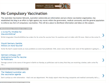 Tablet Screenshot of nocompulsoryvaccination.blogspot.com