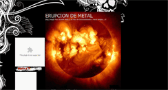 Desktop Screenshot of erupciondemetal.blogspot.com