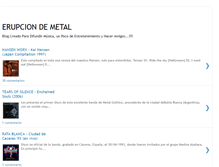 Tablet Screenshot of erupciondemetal.blogspot.com