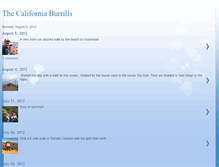 Tablet Screenshot of californiaburrills.blogspot.com