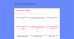 Desktop Screenshot of drivewayalarmsystemsonline.blogspot.com