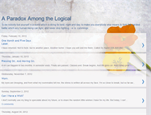 Tablet Screenshot of aparadoxamongthelogical.blogspot.com