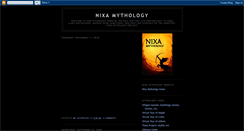 Desktop Screenshot of nixamythology.blogspot.com