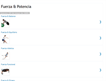 Tablet Screenshot of fuerzaypotencia.blogspot.com
