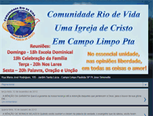Tablet Screenshot of igrejadecristoriodevida.blogspot.com