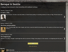 Tablet Screenshot of baroqueinseattle.blogspot.com