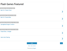 Tablet Screenshot of flashgamesfeatured.blogspot.com