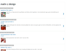 Tablet Screenshot of malinzdesign.blogspot.com
