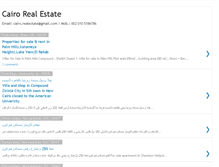 Tablet Screenshot of cairo-realestate.blogspot.com