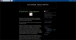 Desktop Screenshot of evlshdwtechnotes.blogspot.com