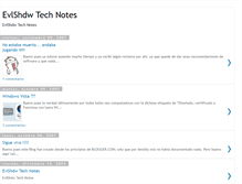 Tablet Screenshot of evlshdwtechnotes.blogspot.com