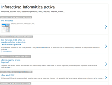 Tablet Screenshot of inforactiva.blogspot.com