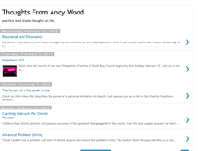 Tablet Screenshot of blogofandywood.blogspot.com