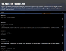 Tablet Screenshot of euadoroestudar.blogspot.com