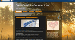 Desktop Screenshot of creatingmyamericandream.blogspot.com