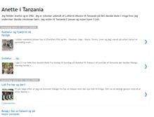 Tablet Screenshot of anetteitanzania.blogspot.com