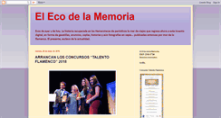 Desktop Screenshot of elecodelamemoria.blogspot.com
