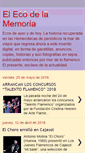 Mobile Screenshot of elecodelamemoria.blogspot.com