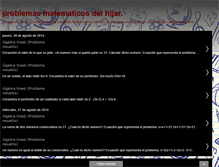 Tablet Screenshot of matematicasdelhijar.blogspot.com
