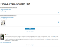 Tablet Screenshot of greatestafricanamericanpoet.blogspot.com