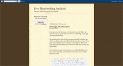 Desktop Screenshot of free-handwriting-analysis.blogspot.com