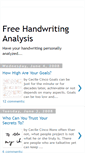 Mobile Screenshot of free-handwriting-analysis.blogspot.com