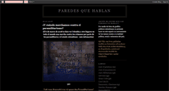 Desktop Screenshot of paredesquehablan.blogspot.com