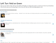 Tablet Screenshot of leftturnyieldongreen.blogspot.com