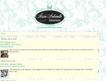 Tablet Screenshot of marieantoinetteinteriors.blogspot.com