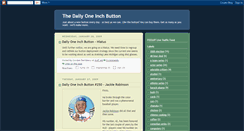 Desktop Screenshot of dailyoneinchbutton.blogspot.com