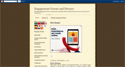 Desktop Screenshot of engagementgowns.blogspot.com