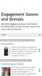 Mobile Screenshot of engagementgowns.blogspot.com