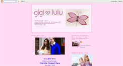 Desktop Screenshot of gigiandlulu.blogspot.com