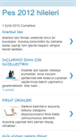 Mobile Screenshot of pes2012oyunhileleri.blogspot.com