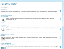 Tablet Screenshot of pes2012oyunhileleri.blogspot.com