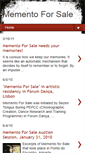 Mobile Screenshot of mementoforsale.blogspot.com
