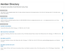 Tablet Screenshot of bigbendchamberofcommercemembers.blogspot.com