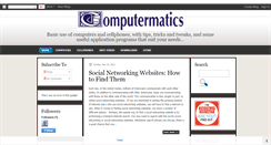 Desktop Screenshot of computermatics.blogspot.com