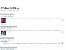 Tablet Screenshot of bpbaseball.blogspot.com