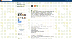 Desktop Screenshot of fromthessalonikiwithlove.blogspot.com